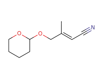 4-(Tetrahydro[2H]pyran-2-yloxy)-3-methyl-2-butenenitrile